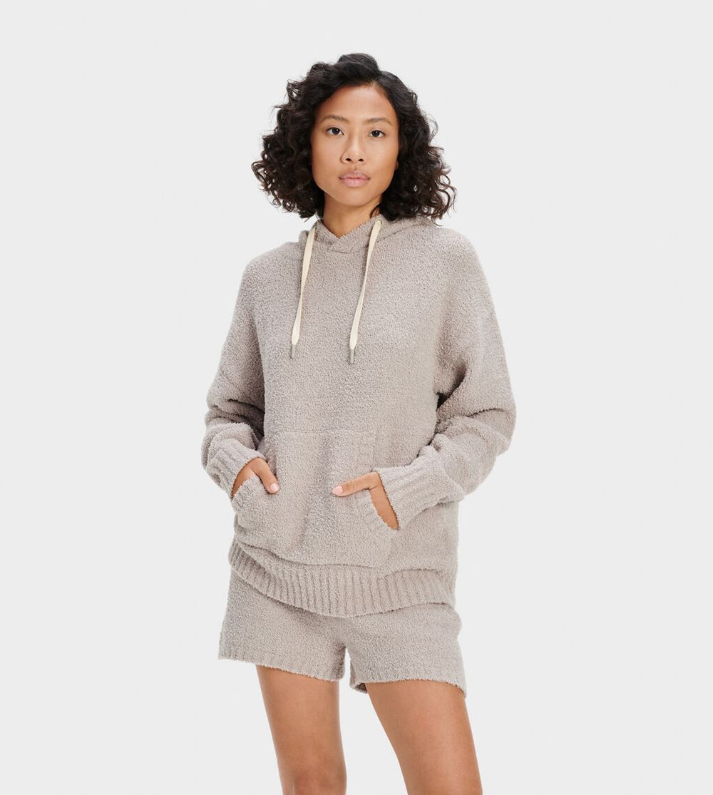 Ugg Asala - Womens Hoodie - Grey - NZ (0845OAZXQ)